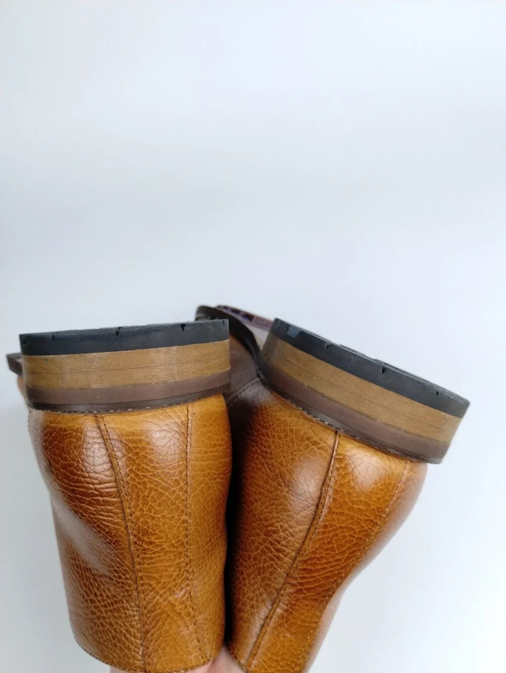 Carlo Morandi Classic Chukka Boots Leather Shoes Mid English Tan Mens Sz 9 D